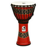Toca 10-Inch Freestyle 2 Bali Red Djembe