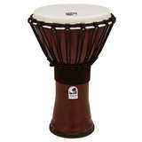 Toca 9-Inch Freestyle 2 Djembe Synthetic Head Red Hand Drum