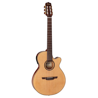 Takamine TSP148NCNS Thinline Series Classical Acoustic-Electric Cutaway Guitar