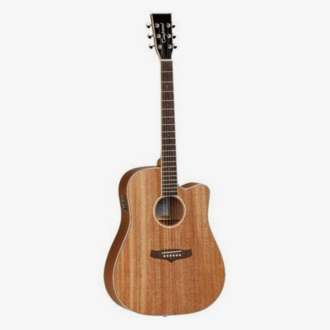 Tanglewood TWUDCE Union Solid Top Dreadnought Cutaway Acoustic-Electric Guitar