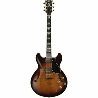 Yamaha SA2200BS Hollowbody Electric Guitar Brown Sunburst