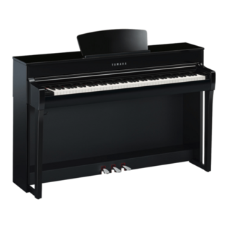 Yamaha Clavinova  CLP-735PE Polished Ebony Digital Piano with Stool