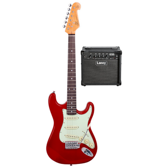 Sx 3/4 Guitar Pack & LX15 AMP - Candy Apple Red