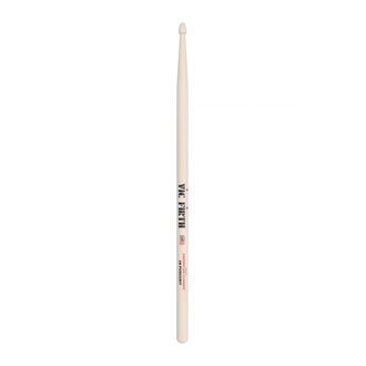 Vic Firth Drumsticks American Classic¨ 5B PureGrit -- No Finish, Abrasive Wood Texture Hickory PureGrit  Finish Wood Tear Drop Tip