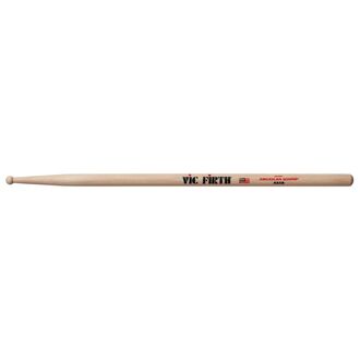 Vic Firth Drumsticks American Sound¨ 5B Hickory Natural Finish Wood Round Tip