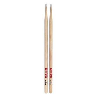 Vic Firth Drumsticks Maple 5AN with NOVA imprint Maple Natural Finish Nylon Oval Tip