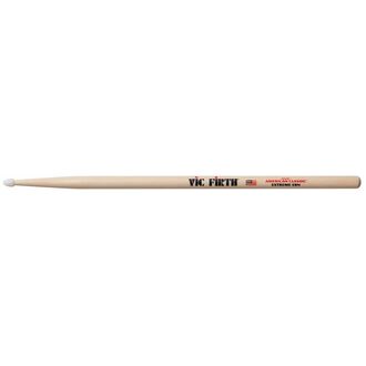 Vic Firth Drumsticks American Classic¨ Extreme 5BN -- nylon tip Hickory Natural Finish Nylon Tear Drop Tip