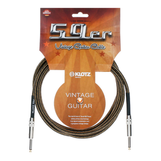 Klotz VIN 59 Pro Vintage 3m Guitar Cable Tweed