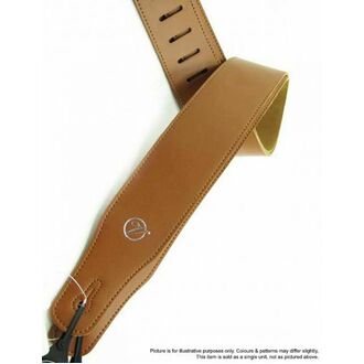 Vorson VJX212 Light Brown Leather Guitar Strap