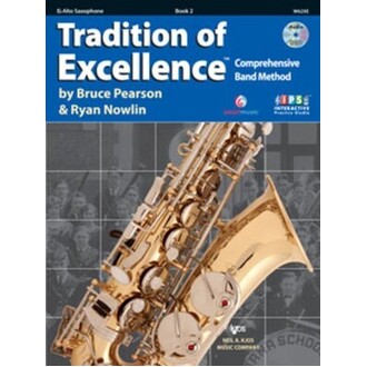 Tradition Of Excellence Bk 2 Alto Sax Bk/dvd