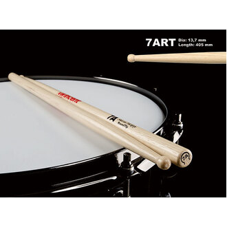 Wincent W7ART USA Hickory Round Wood Tip 7A Drum Sticks