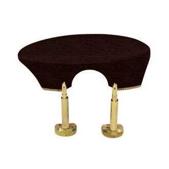 Wolf WKH21RW Flesch Chin Rest For Violin and Viola, Rosewood