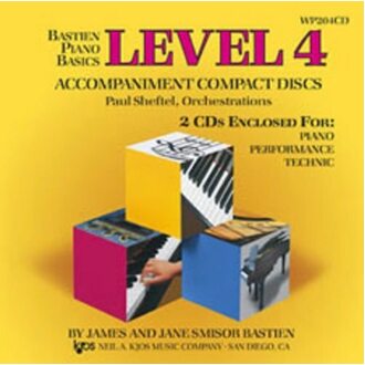 Bastien Piano Basics Piano Level 4 Accompaniment CD Set
