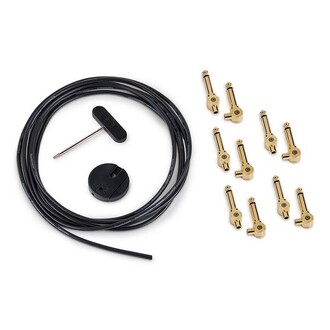 Warwick RockBoard PatchWorks Solderless Patch Cable Set - 3m Cable + 10 Plugs (Gold)