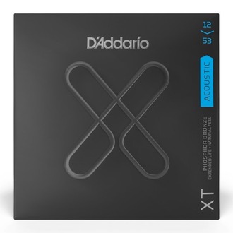 D'Addario XT Extended Life Acoustic Phosphor Bronze String Set Light 12-53