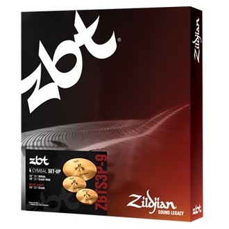 Zildjian Zbt 5 Box Set Package With Added 10-Inch Trashformer Cymbal Pack