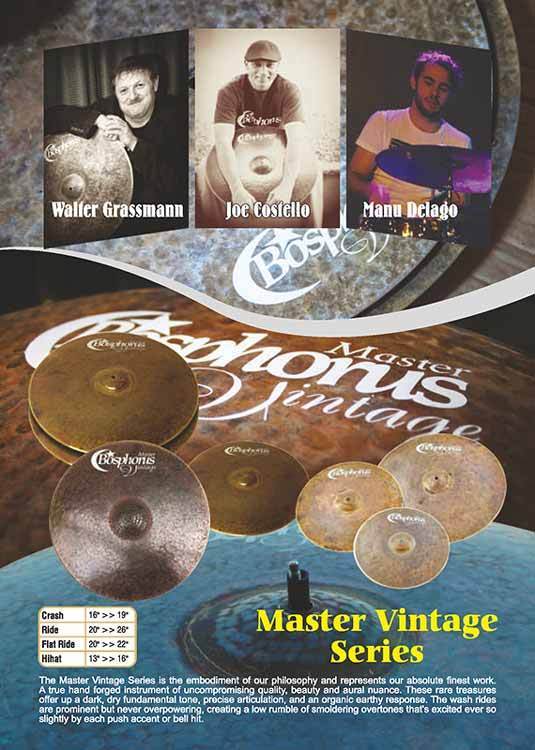 Bosphorus Cymbals MV22R 22-Inch Master Vintage Series Ride Cymbal 