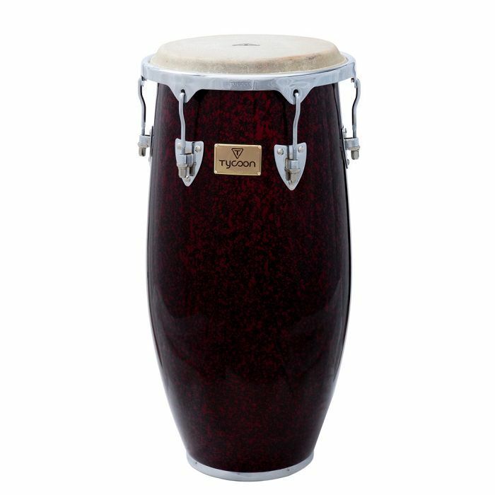 Tycoon Percussion 11 Inch Concerto Series Red Pearl Quinto With Single Stand 