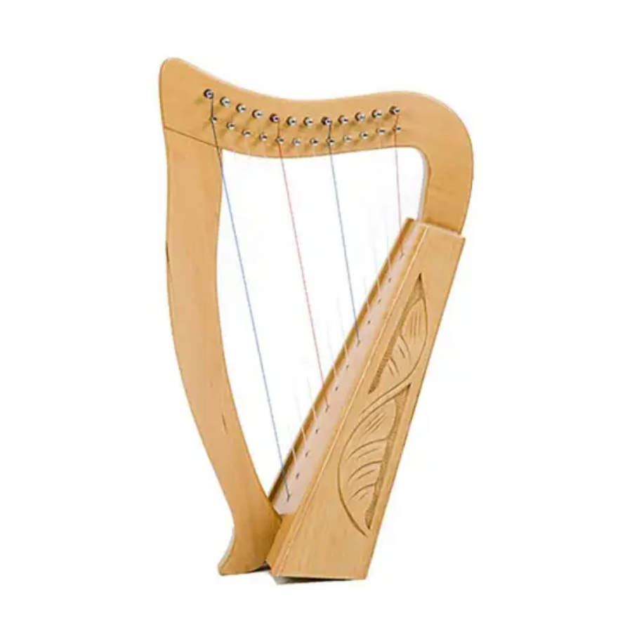 Paytons Baby Harp - 12 String Carved with Bag
