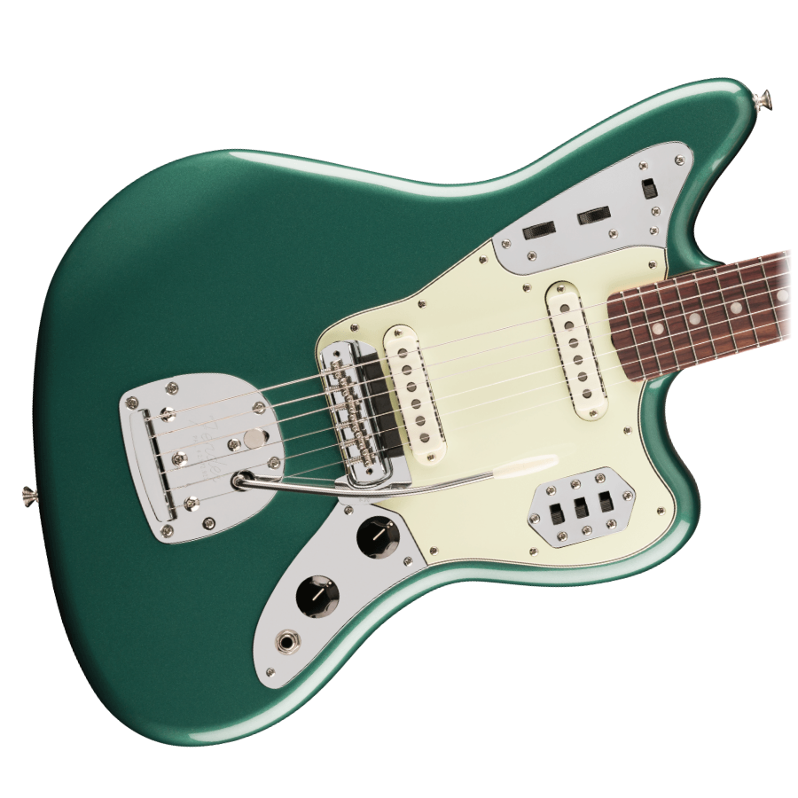 Fender Vintera III Mid 60s Jaguar, Rosewood Fingerboard - Sherwood Green Metallic
