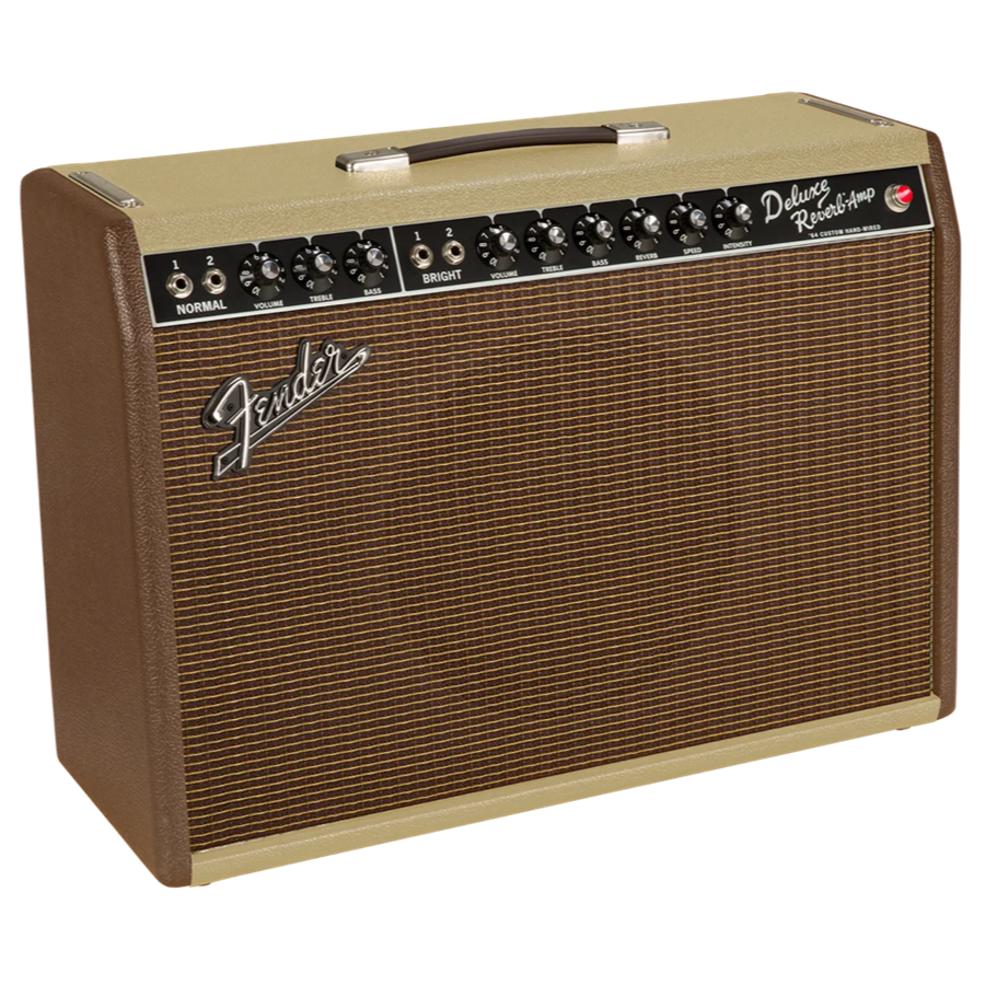 Fender FSR Deluxe Reverb 1x12, 22 Watt Combo - Two Tone Vanilla-Cocoa