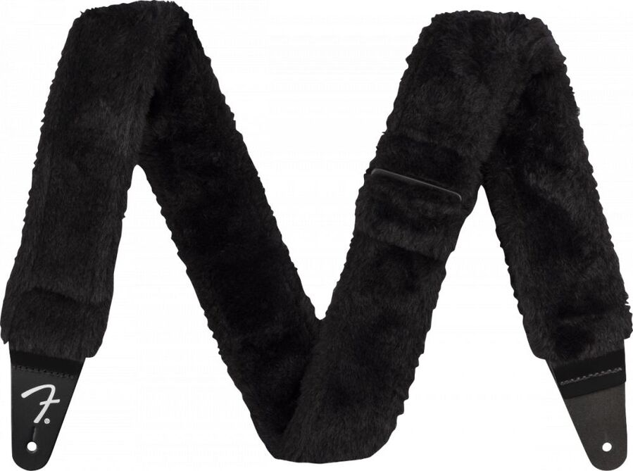 Fender Poodle Plush Strap, Black