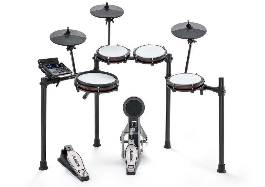Alesis NitroMax 8PC Electronic Drum Kit - With Mesh Heads and Bluetooth