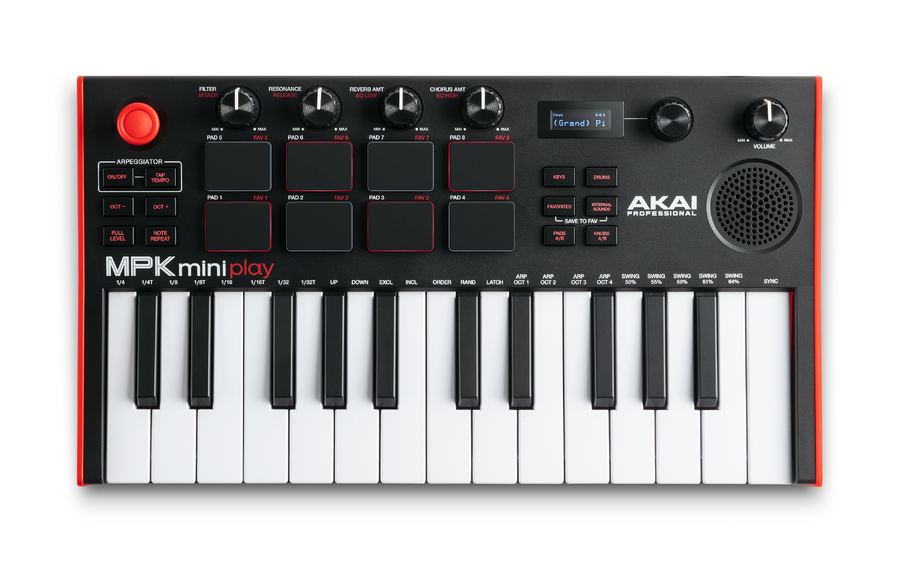 Akai MPK Mini Play MK3 Battery Powered MIDI Controller