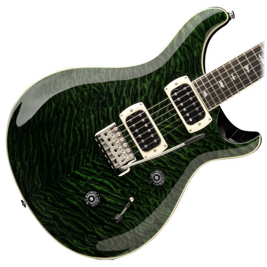 PRS SE Custom 24 Quilt Top Guitar - Teal Black