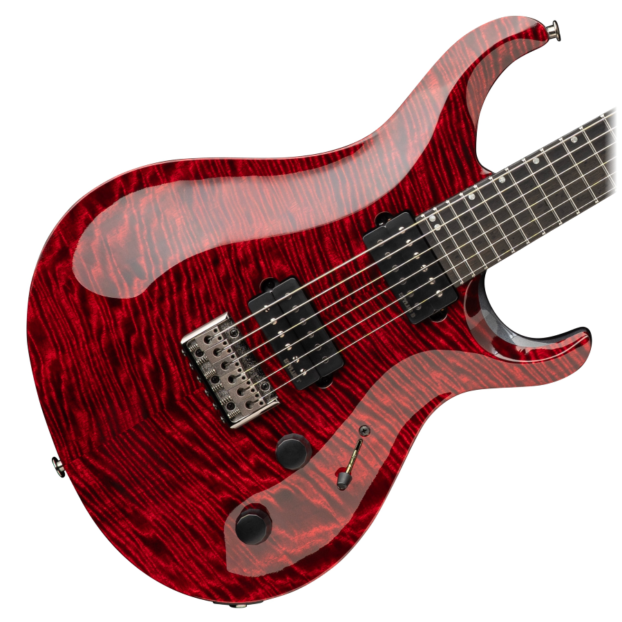 PRS Tekton Electric Guitar, black satin neck - Bloodstone Red