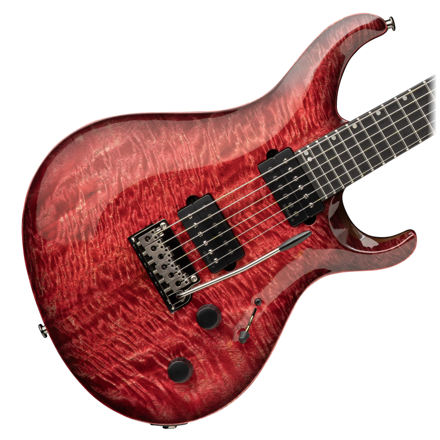 PRS Tekton T Electric Guitar, black satin neck - Fuchsia Aura