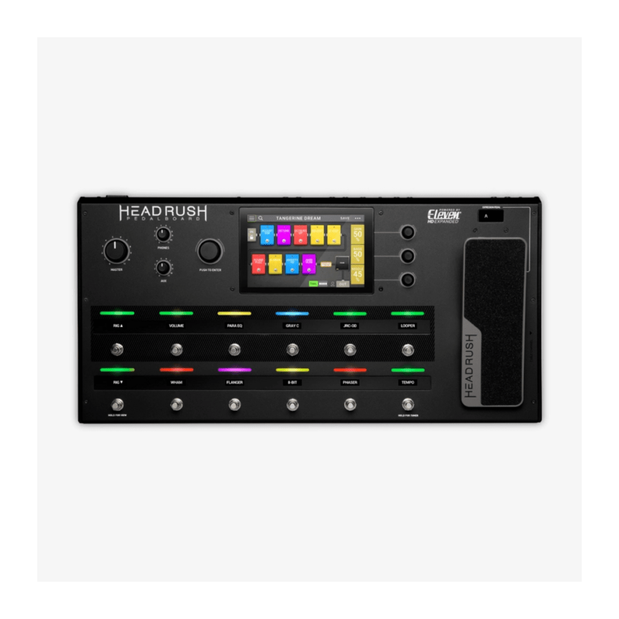 HeadRush Compact Modelling Effects Pedalboard Mooloolaba Music Australia