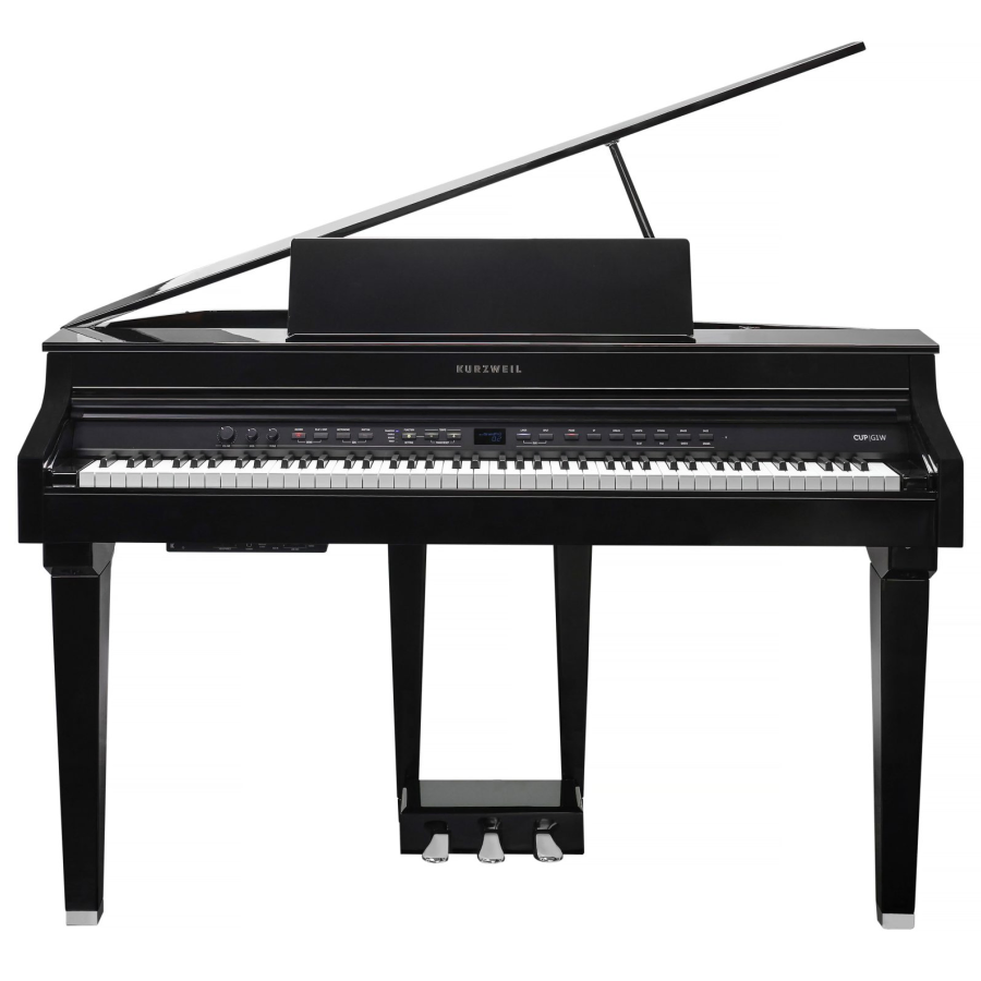 Kurzweil CUP-G1W-BP Digital Baby Grand Piano - Black Polish