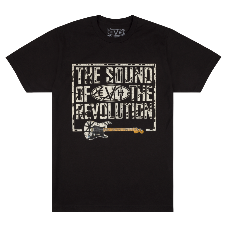 EVH Revolution Distressed T-Shirt - Black - XL