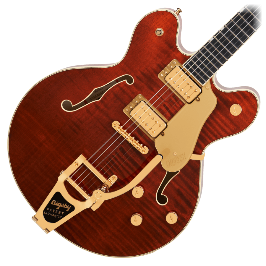 Gretsch Broadkaster LX Figured Center Block - Bourbon Stain