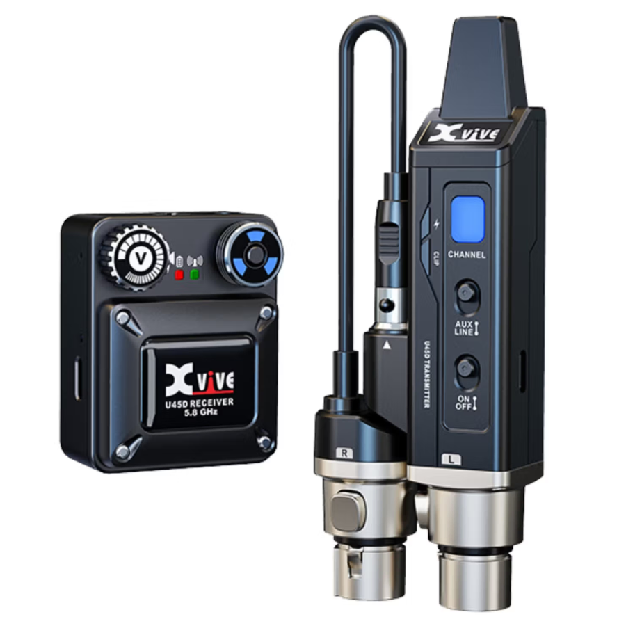 Xvive U45D 5.8GHz Stereo Wireless In-Ear Monitoring System