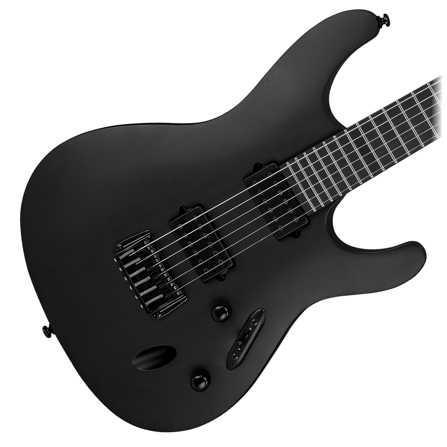 Ibanez S721RB-BKF Electric Guitar - Black Flat