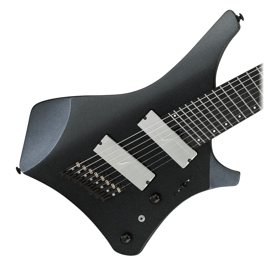 Ibanez A528-IPT Alpha Series 8 String Guitar - Iron Pewter