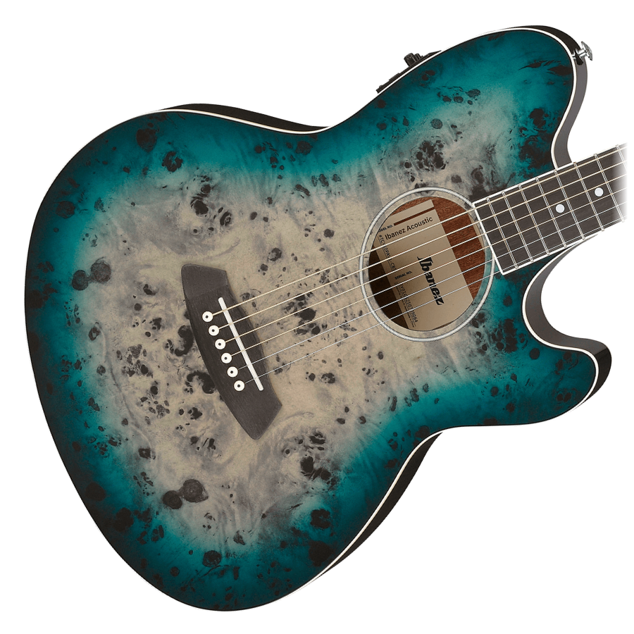Ibanez TCY10PA-CBS Acoustic-Electric Guitar - Cosmic Blue Starburst