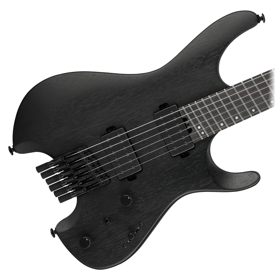 Ibanez QX52 BWK Multiscale Headless Guitar - Weathered Black