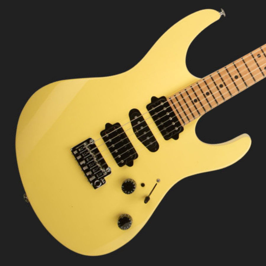 SUHR 01-LTD-0056 Modern Antique LE, HSH, 2 Post Electric Guitar - Vintage Yellow