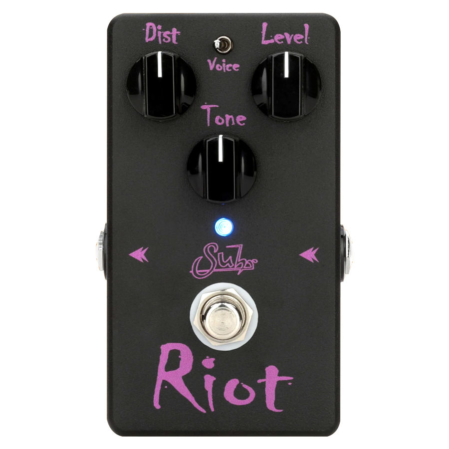 SUHR 03-RIO-0006 RIOT Distortion Black Edition Pedal
