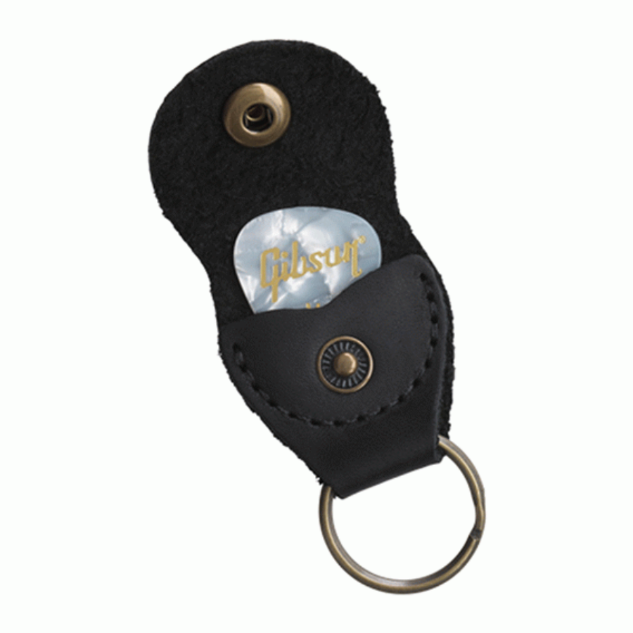 Gibson Premium Leather Pickholder Keychain