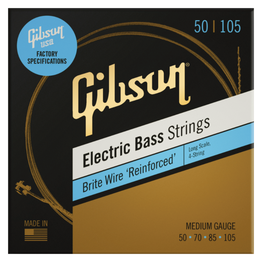 Gibson Lng Scl Brite Wire El Bass Str 4STR Rwnd Md