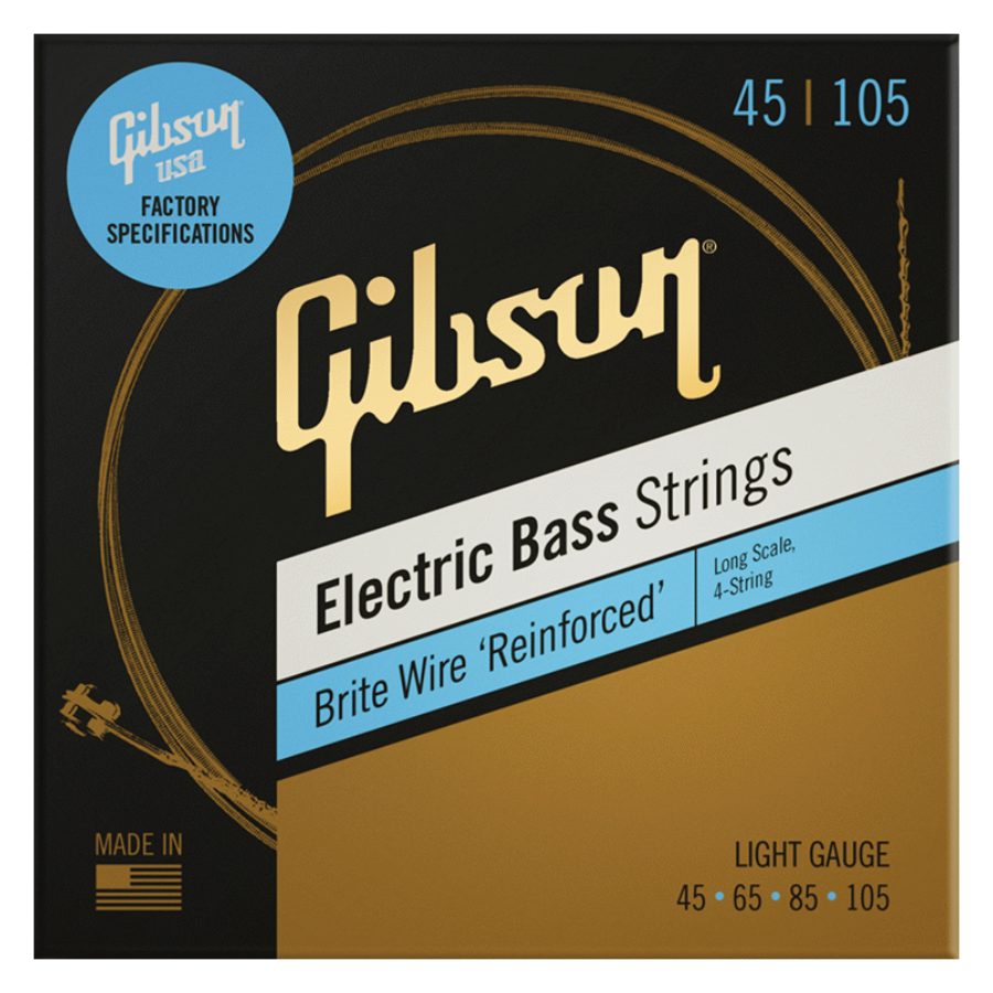 Gibson Lng Scl Brite Wire El Bass Str 5STR Rwnd Lt