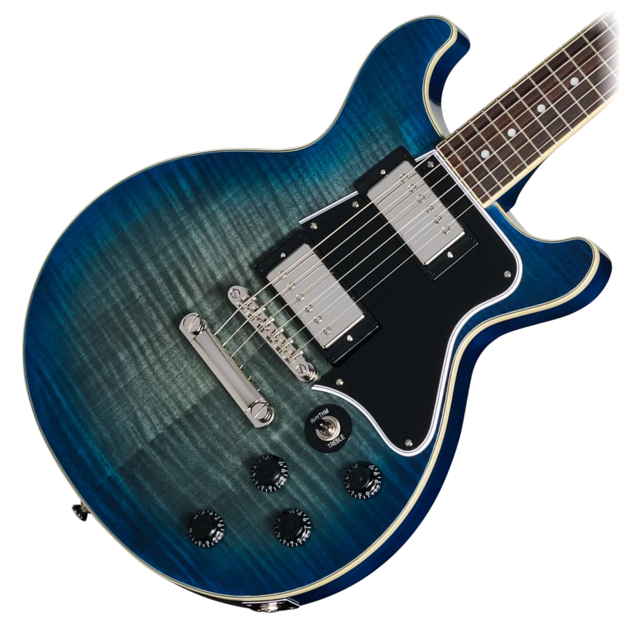 Epiphone Les Paul Special Double Cut Figured - Ocean Water