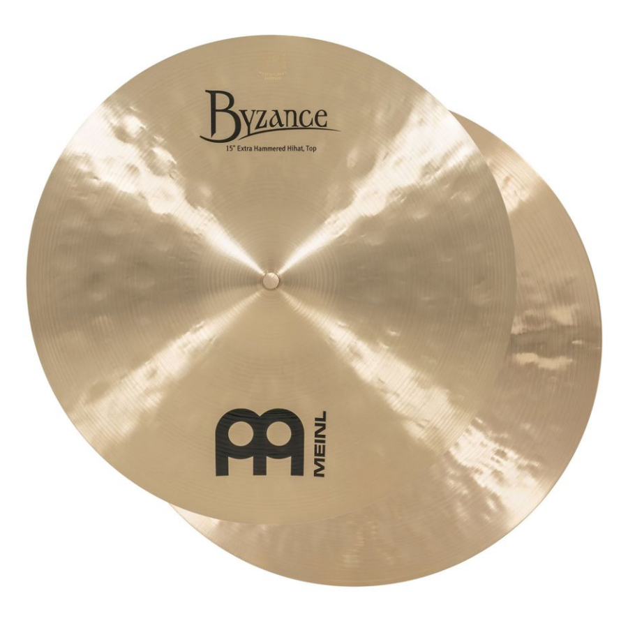 Meinl Byzance Traditional, Extra Hammered 15 Inch Hi Hats