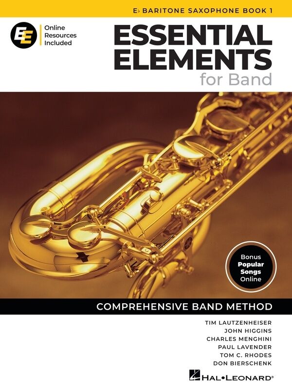 ESSENTIAL ELEMENTS FOR BAND BARITONE SAX BK 1 BK/OLM