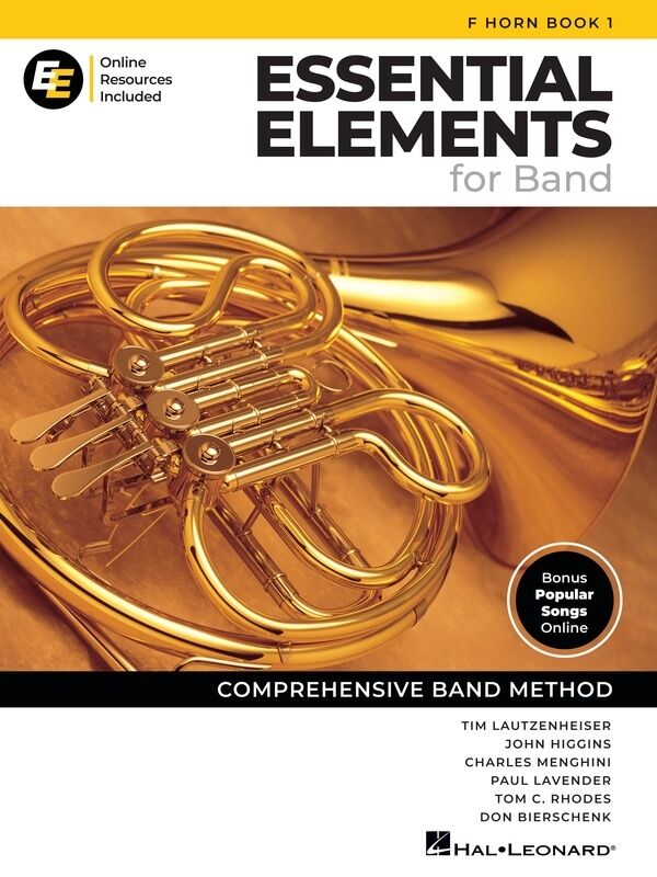ESSENTIAL ELEMENTS FOR BAND F HORN BK 1 BK/OLM EEI