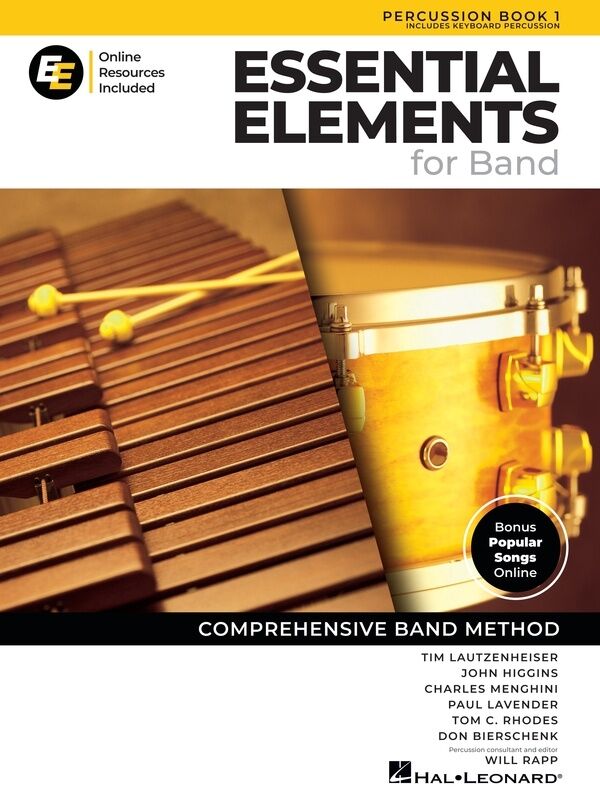 ESSENTIAL ELEMENTS FOR BAND PERCUSSION BK 1 BK/OLM EEI